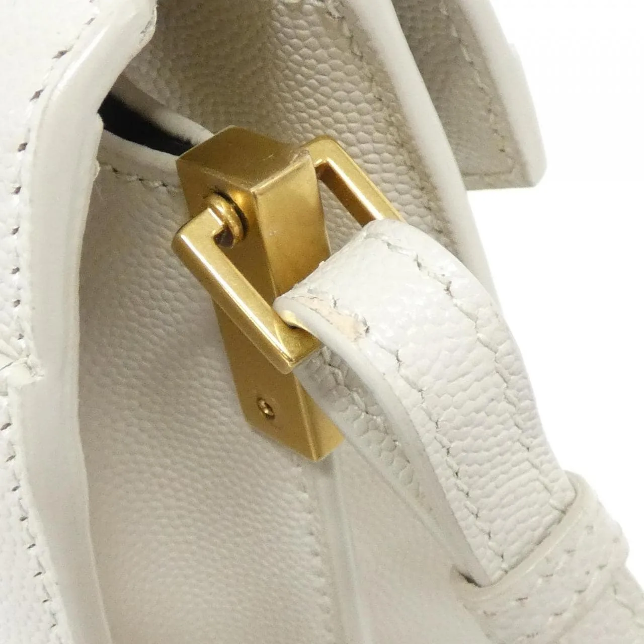 SAINT LAURENT Cassandre 623930 BOW0W Handbag 黑色 中古品A - 縮圖 5