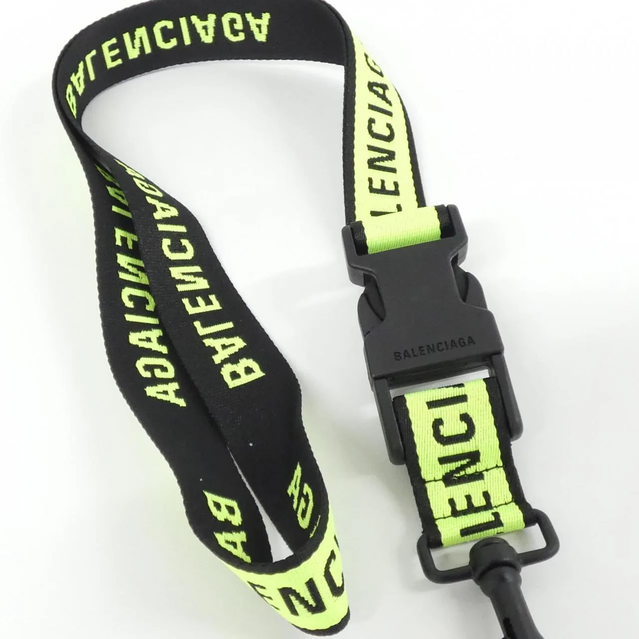 BALENCIAGA 716933 210JF Wallet Nylon 黑色 尼龍 中古品A - 縮圖 3