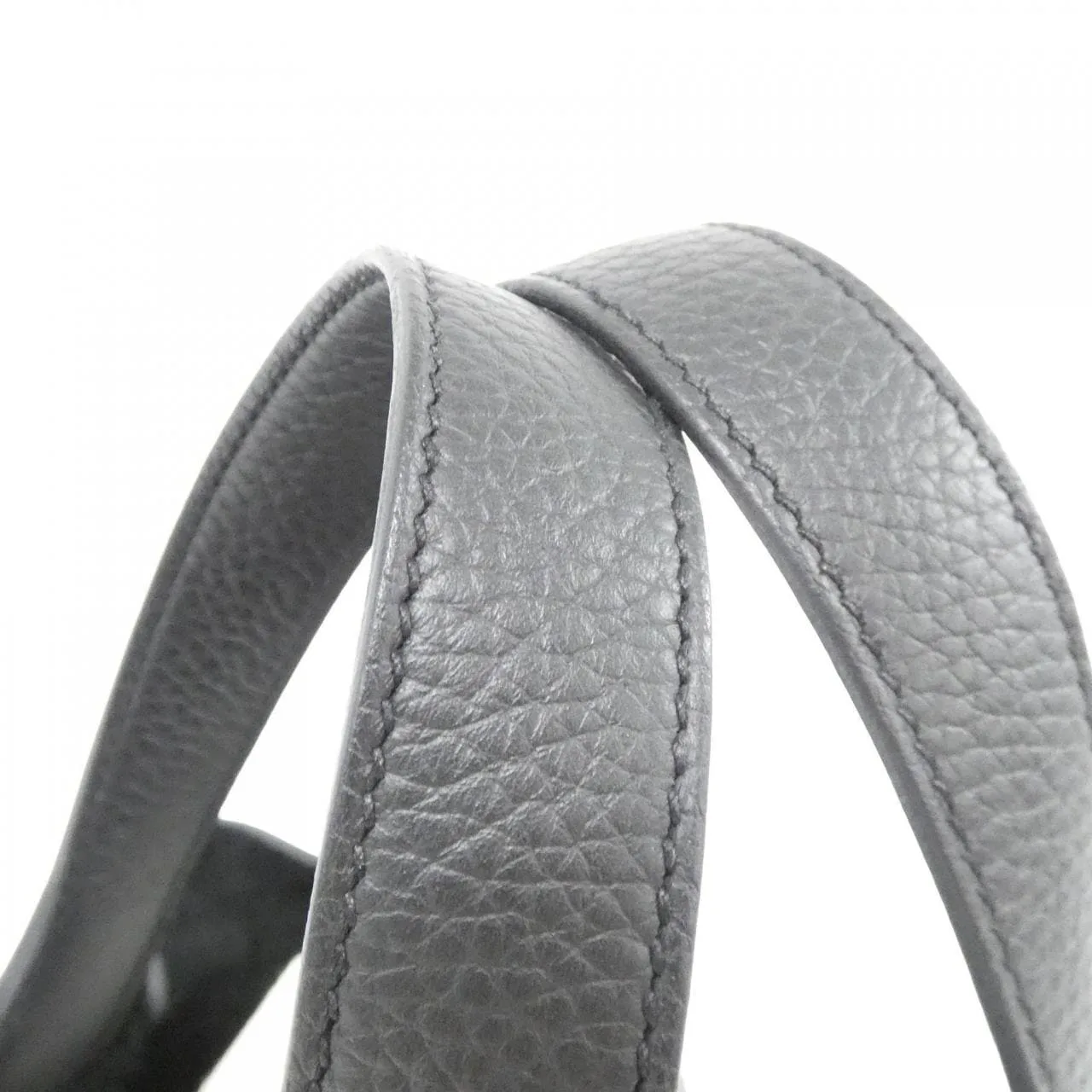 HERMES Picotin 056289CK Handbag Clemence Black Clemence Leather Rank A - Thumbnail 6