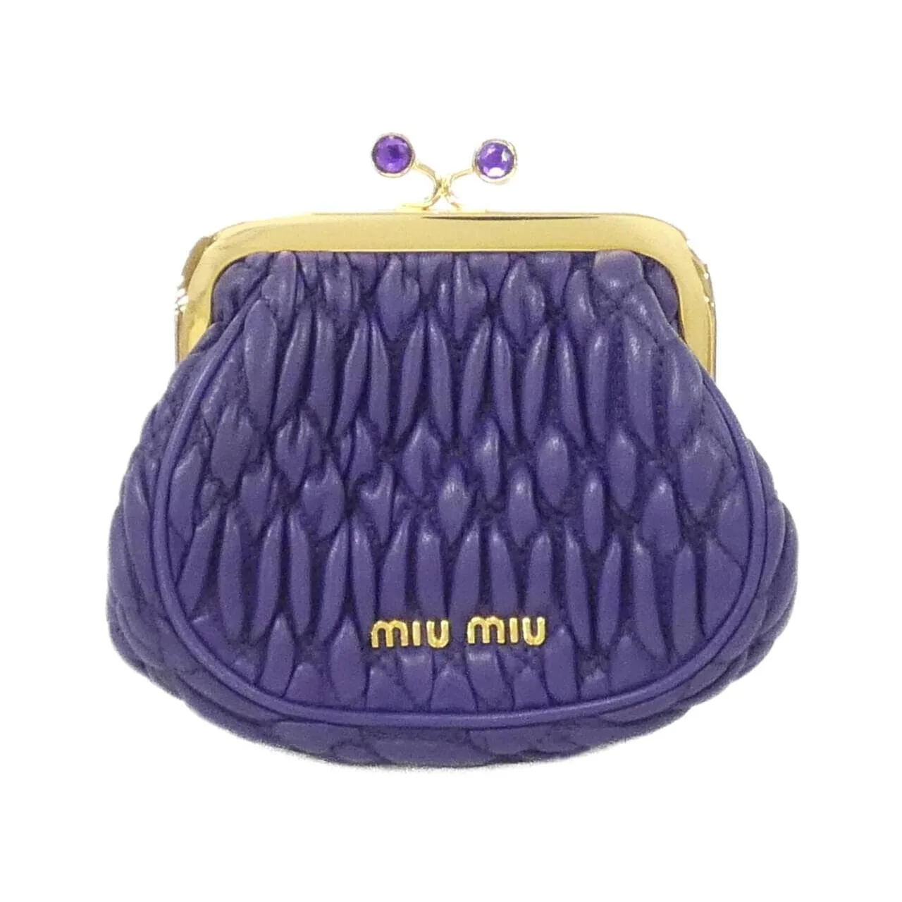 MIU MIU Pouch Leather