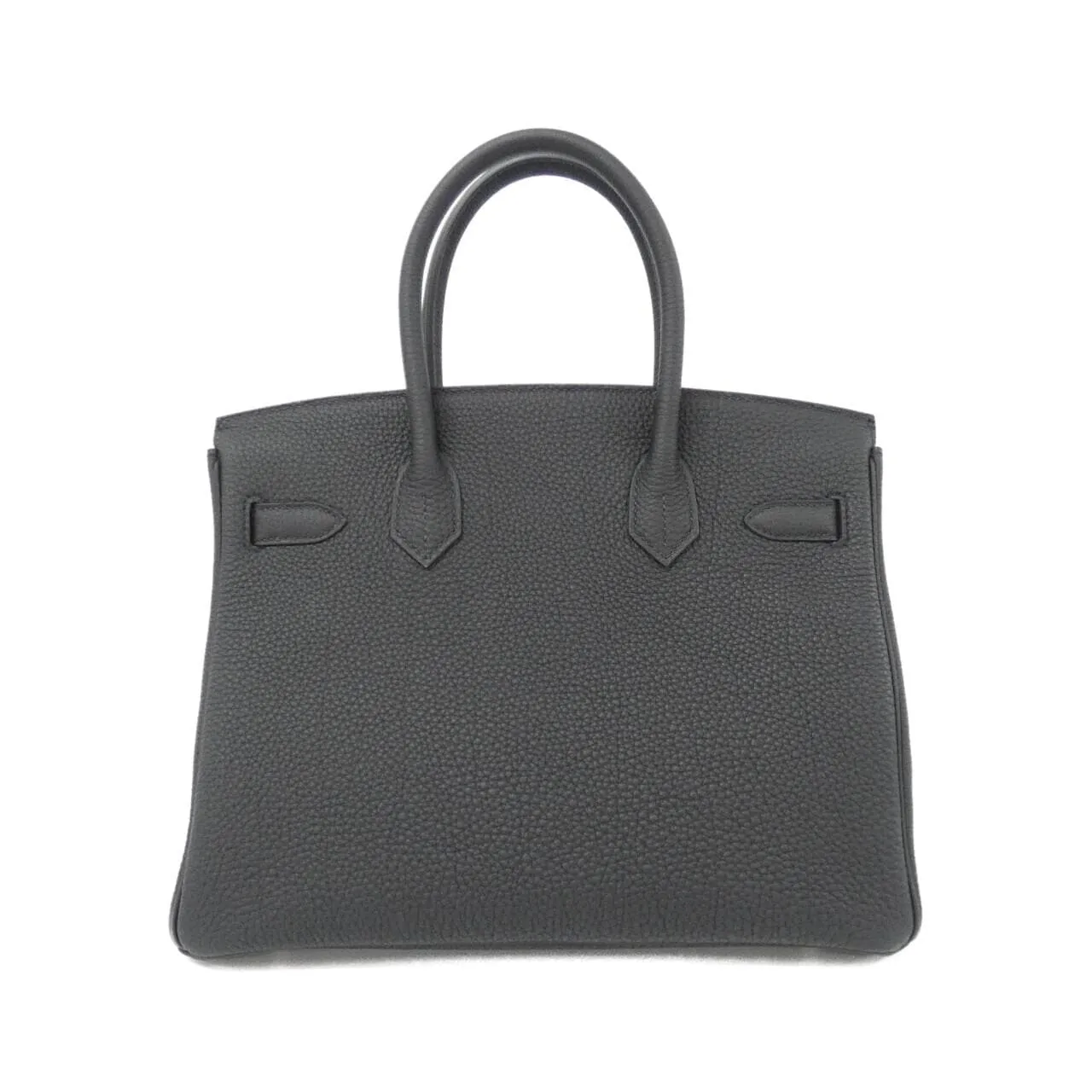 HERMES Birkin 030520CK Handbag Togo Black Togo Leather Rank A - Thumbnail 2