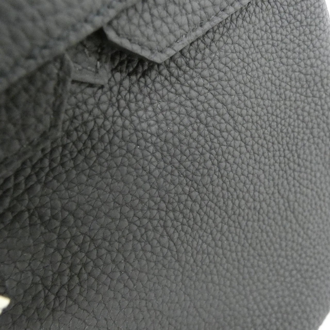 HERMES Birkin 030520CK Handbag Togo Black Togo Leather Rank A - Thumbnail 5