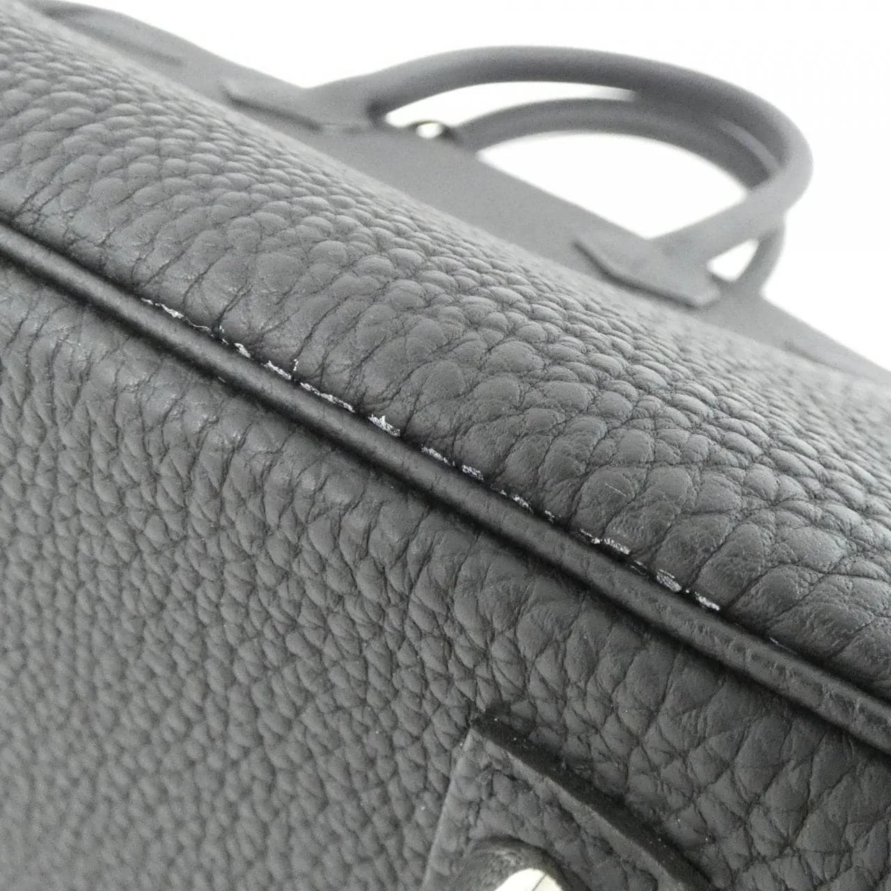 HERMES Birkin 030520CK Handbag Togo Black Togo Leather Rank A - Thumbnail 6