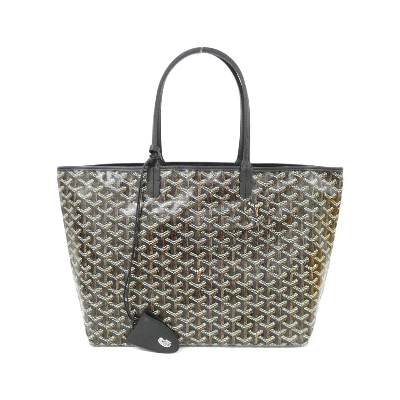 GOYARD Saint Louis AMA LOUIS PM Tote Canvas Black
