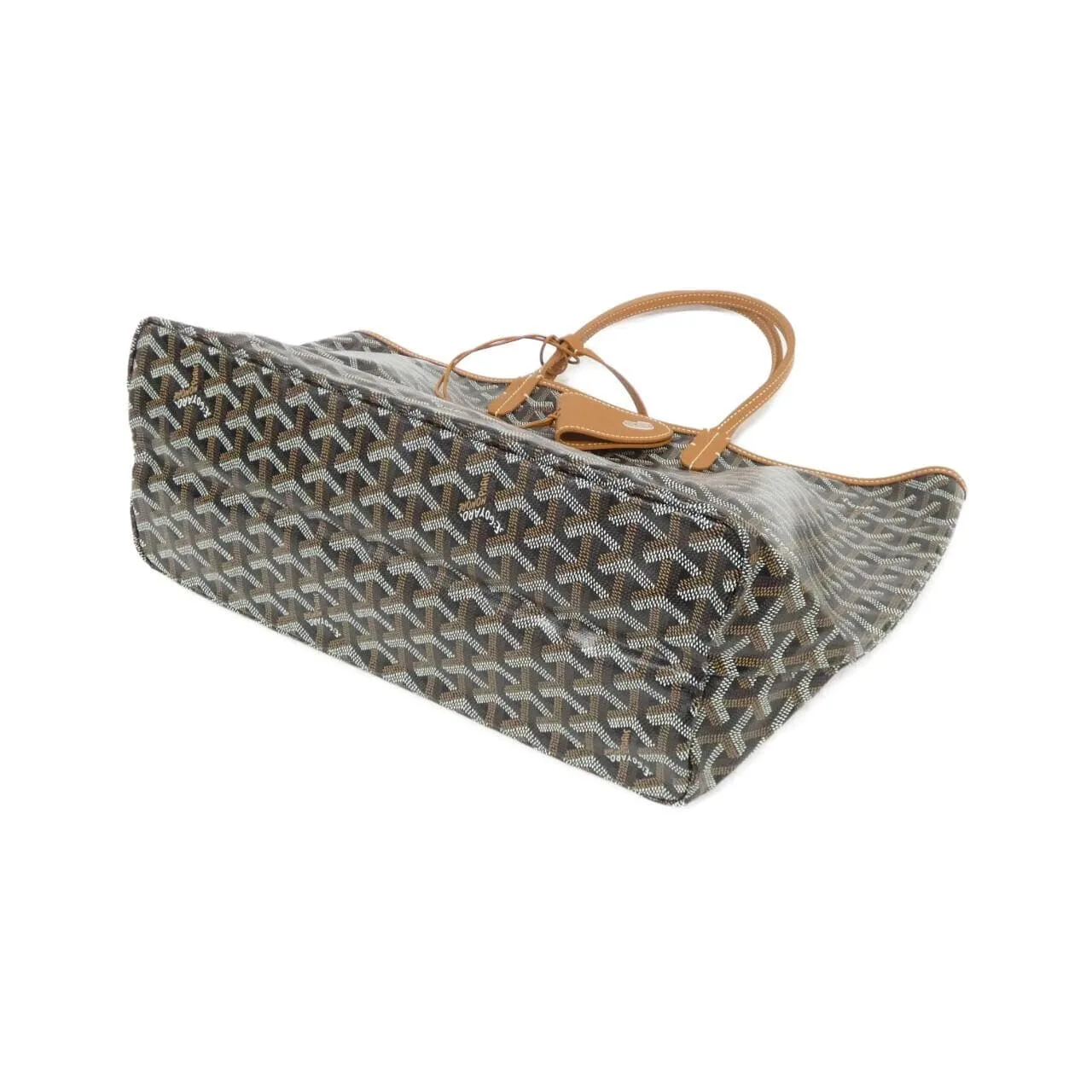 GOYARD Saint Louis AMA LOUIS PM Tote Canvas 黑色 帆布 未使用品 - 縮圖 3