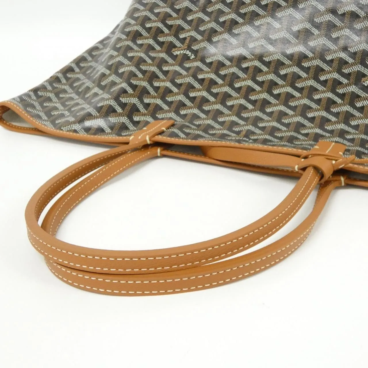 GOYARD Saint Louis AMA LOUIS PM Tote Canvas 黑色 帆布 未使用品 - 縮圖 4