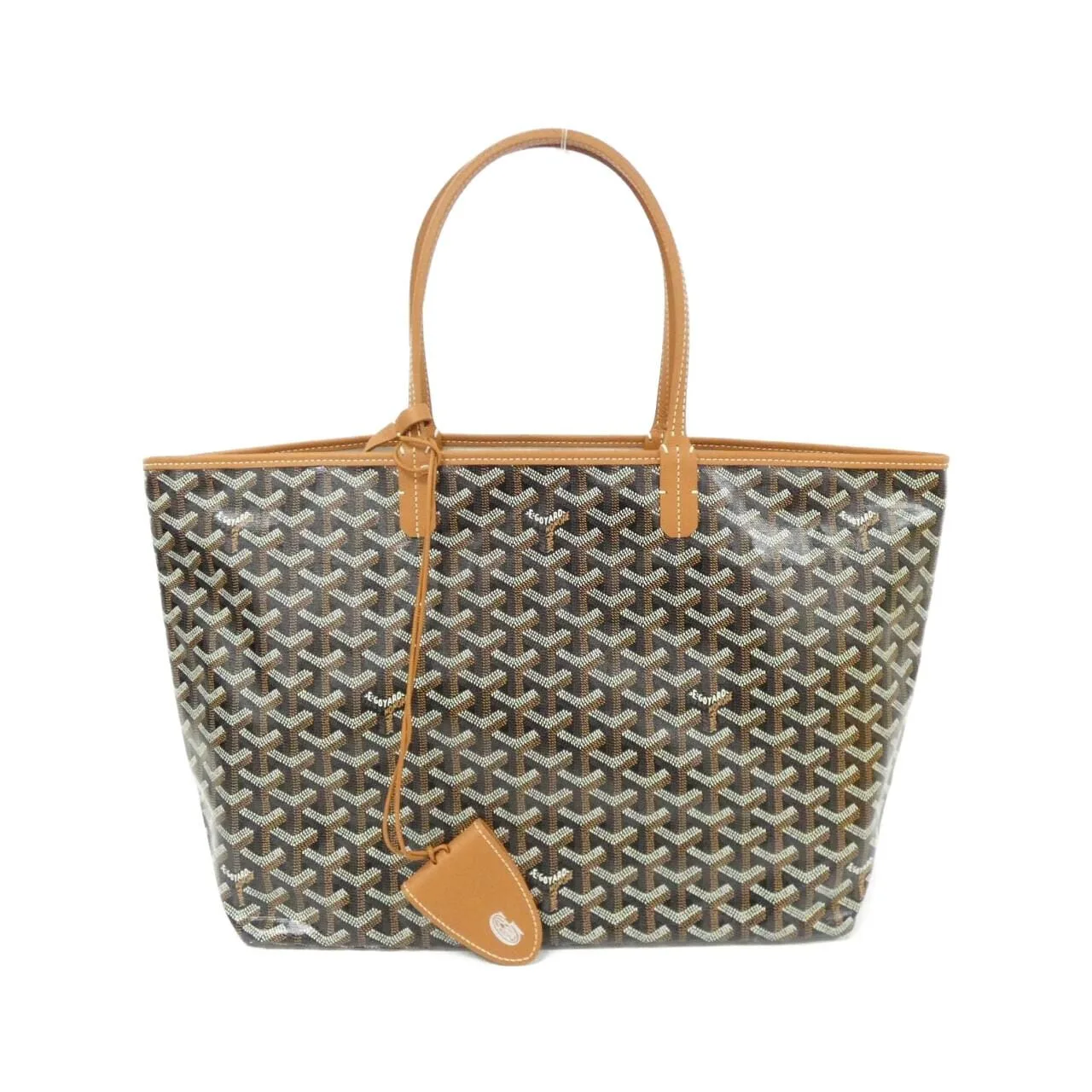 GOYARD Saint Louis AMA LOUIS PM Tote Canvas Black