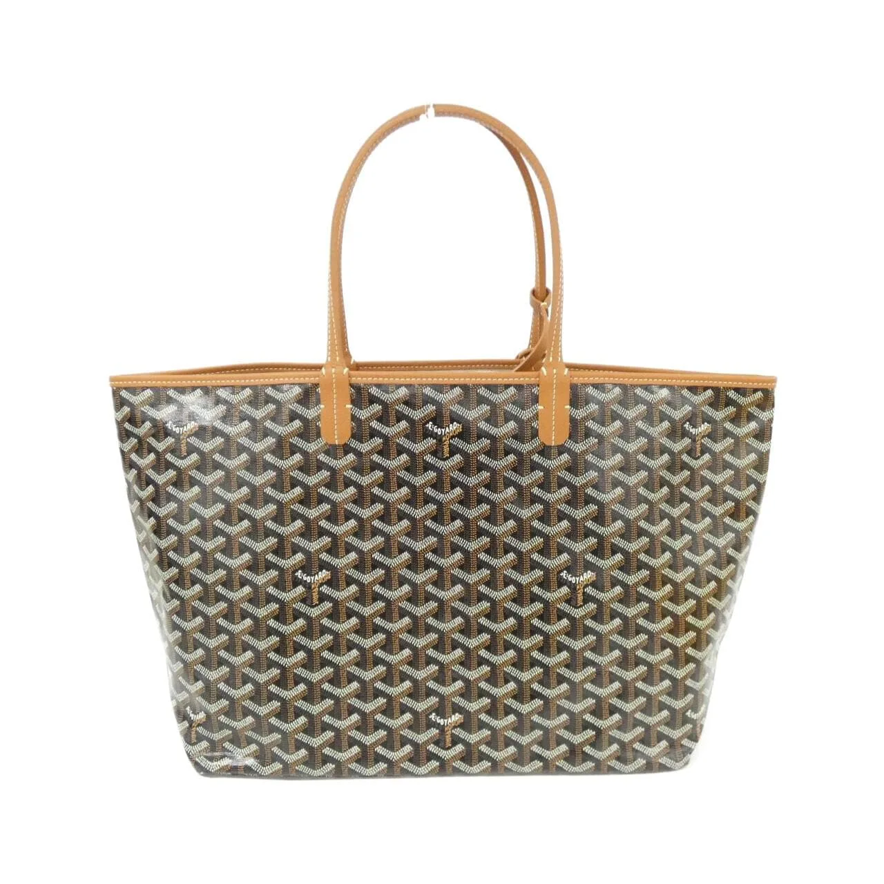 GOYARD Saint Louis AMA LOUIS PM Tote Canvas 黑色 帆布 未使用品 - 縮圖 2