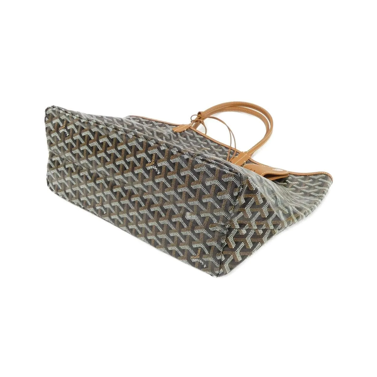 GOYARD Saint Louis AMA LOUIS PM Tote Canvas 黑色 帆布 未使用品 - 縮圖 3