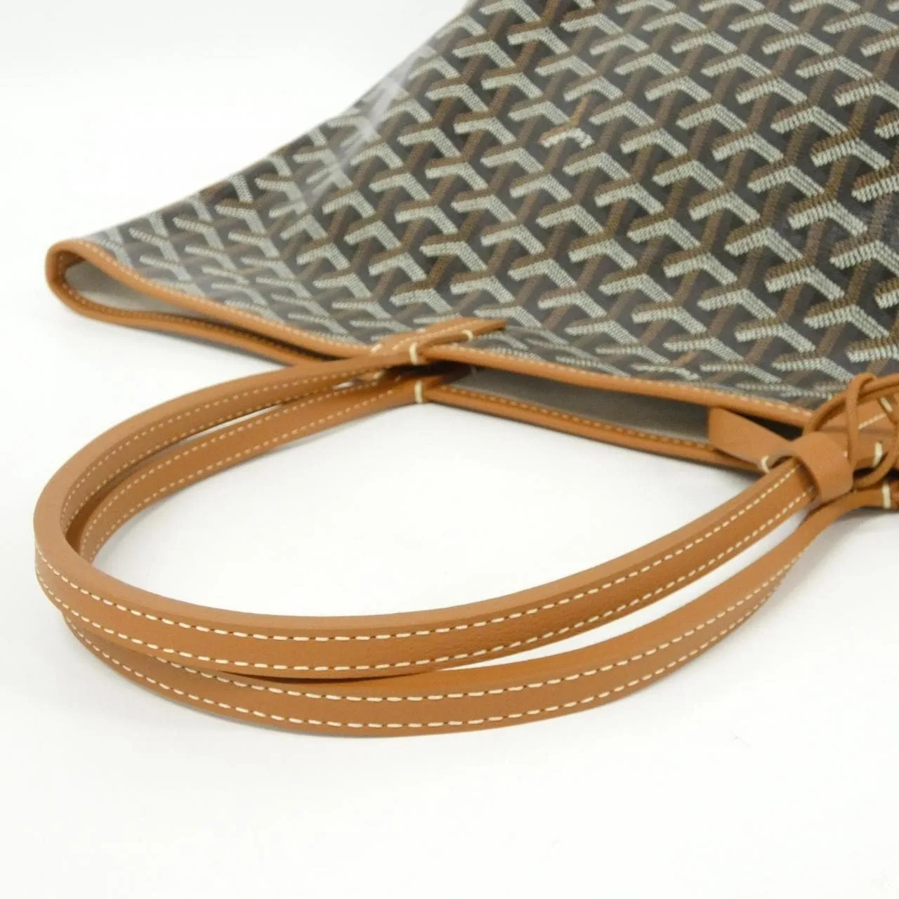 GOYARD Saint Louis AMA LOUIS PM Tote Canvas 黑色 帆布 未使用品 - 縮圖 4