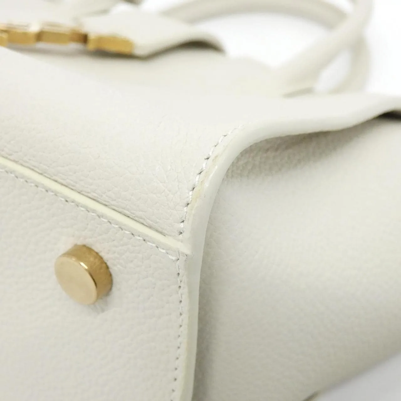 SAINT LAURENT 635346 B680W Tote 黑色 中古品A - 縮圖 3