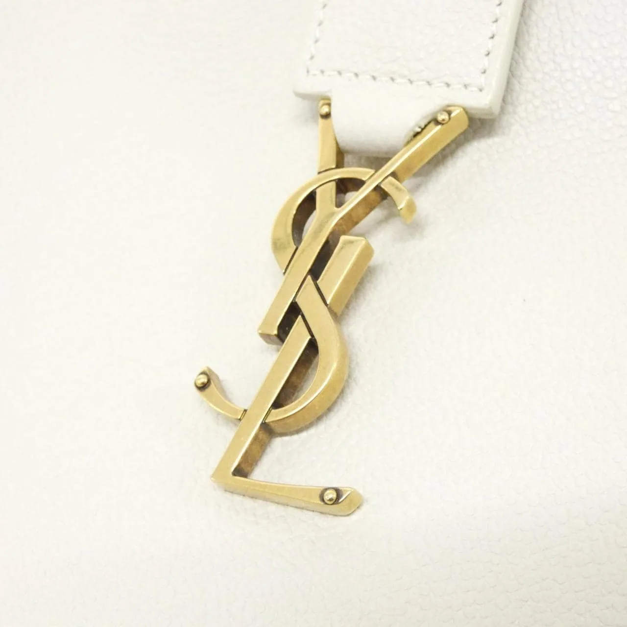 SAINT LAURENT 635346 B680W Tote 黑色 中古品A - 縮圖 4