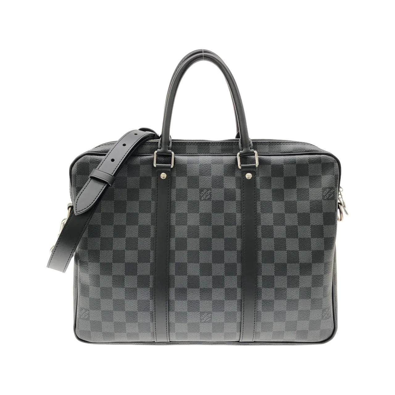 LOUIS VUITTON Documents N41478 Handbag Damier Black