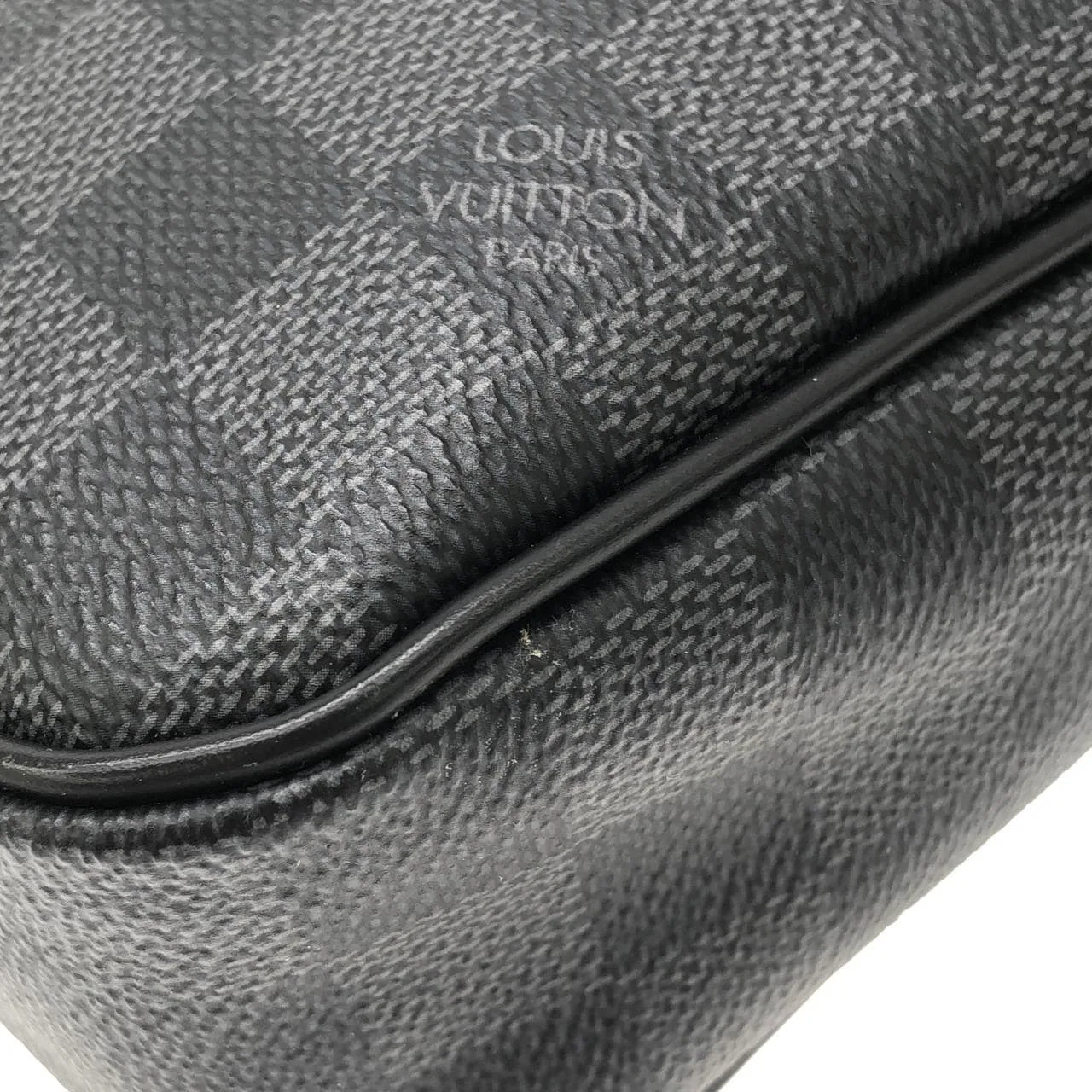 LOUIS VUITTON Documents N41478 Handbag Damier 黑色 Damier 中古品A - 縮圖 3