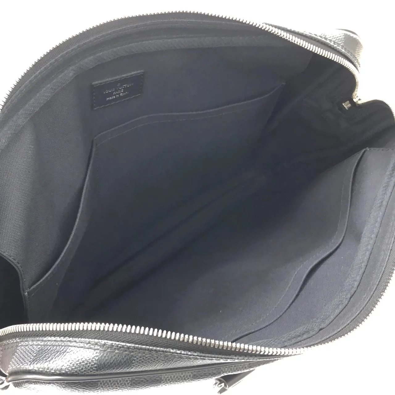 LOUIS VUITTON Documents N41478 Handbag Damier 黑色 Damier 中古品A - 縮圖 5