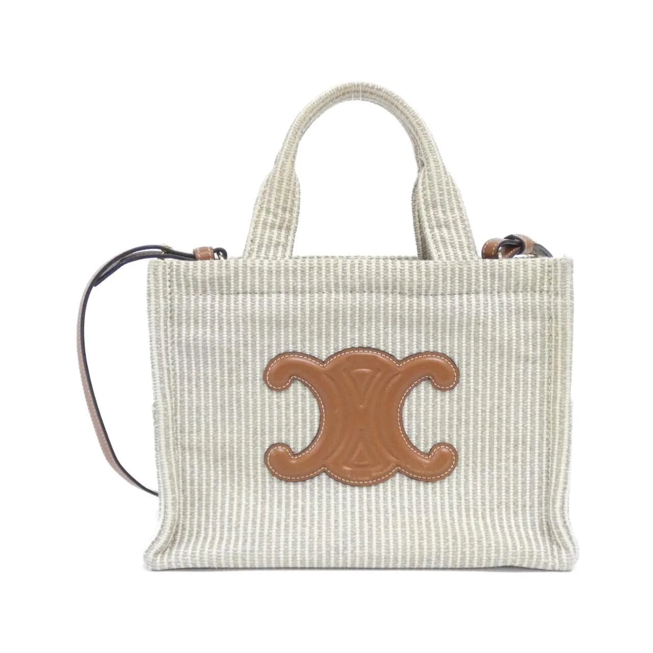 CELINE Cabas 199162FEE 手提包 帆布 Beige