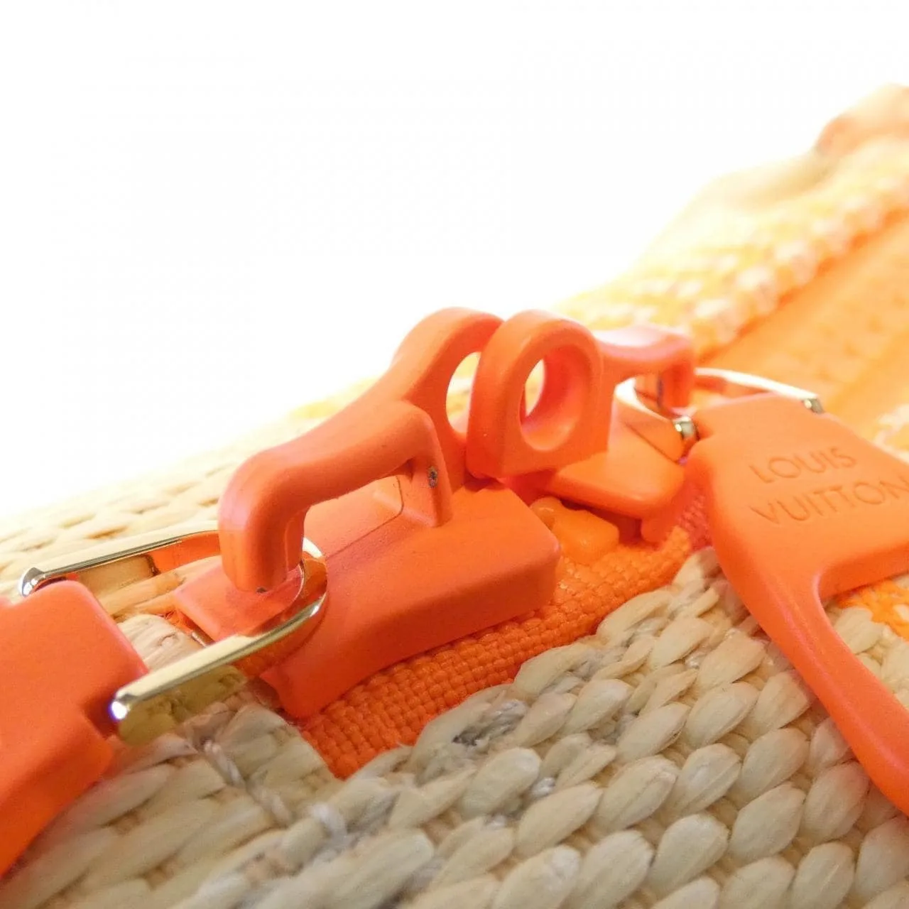 LOUIS VUITTON Keepall M57419 Boston Damier 橙色 Damier 中古品A - 縮圖 5