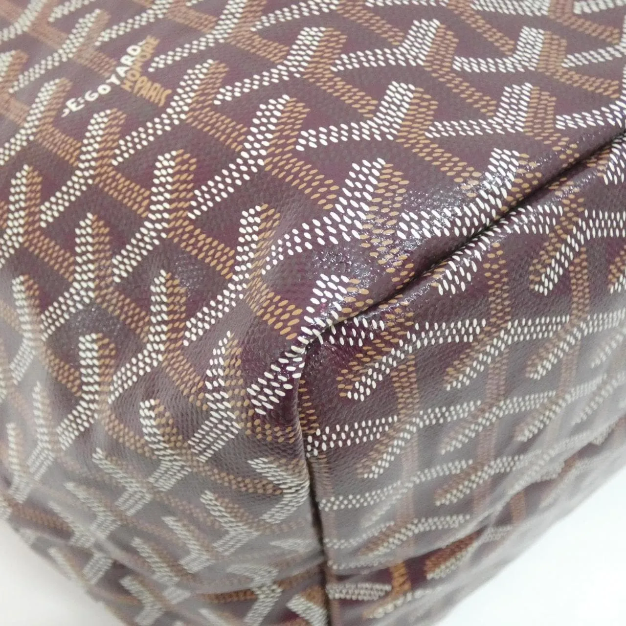 GOYARD Saint Louis AMA LOUIS GM Tote Canvas 黑色 帆布 中古品A - 縮圖 3