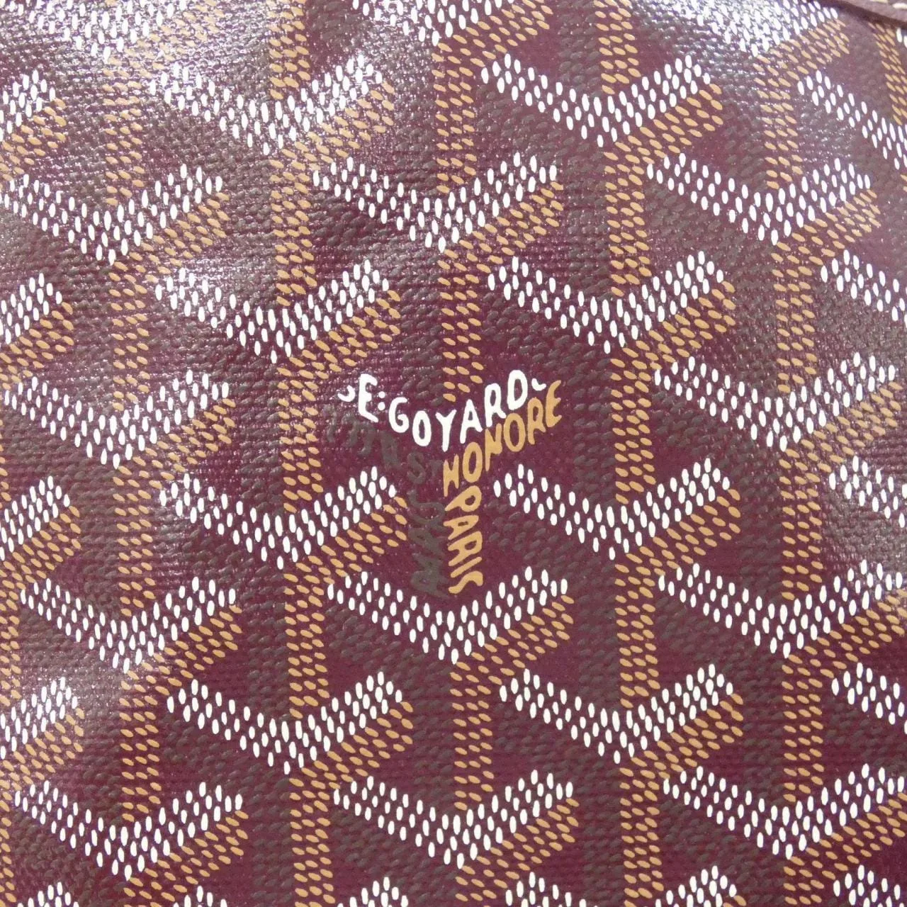 GOYARD Saint Louis AMA LOUIS GM Tote Canvas 黑色 帆布 中古品A - 縮圖 4