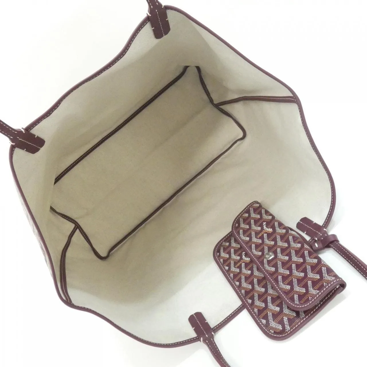 GOYARD Saint Louis AMA LOUIS GM Tote Canvas 黑色 帆布 中古品A - 縮圖 6