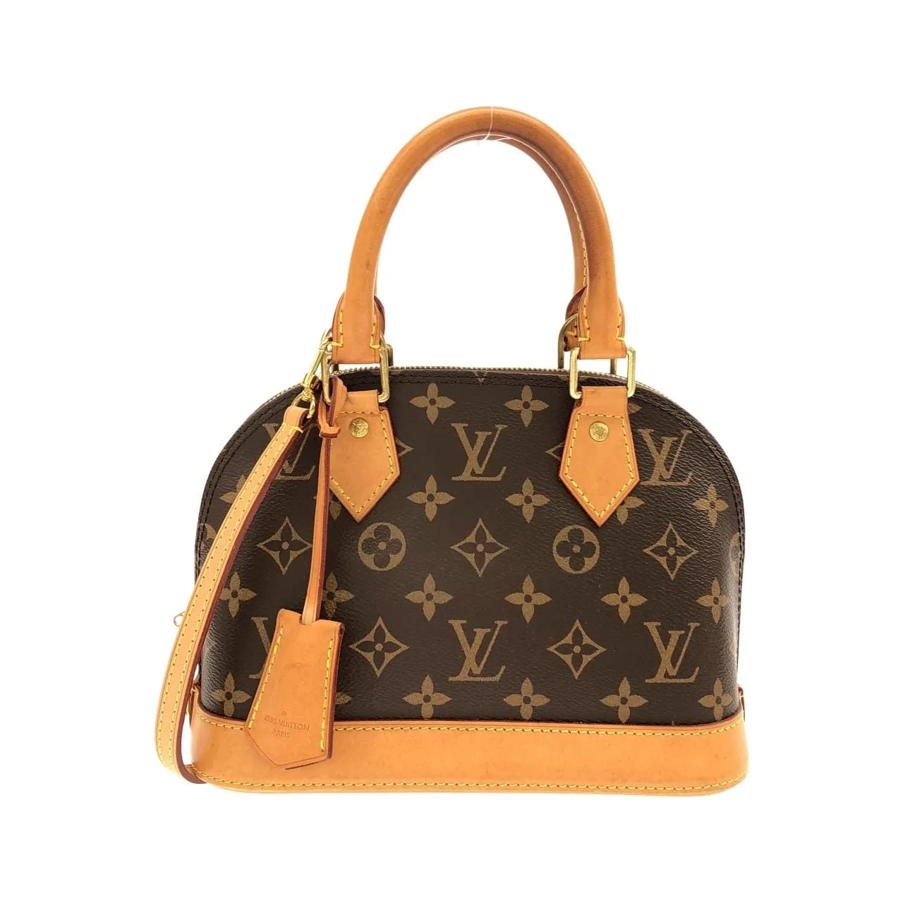 LOUIS VUITTON Alma M53152 Handbag Monogram Black