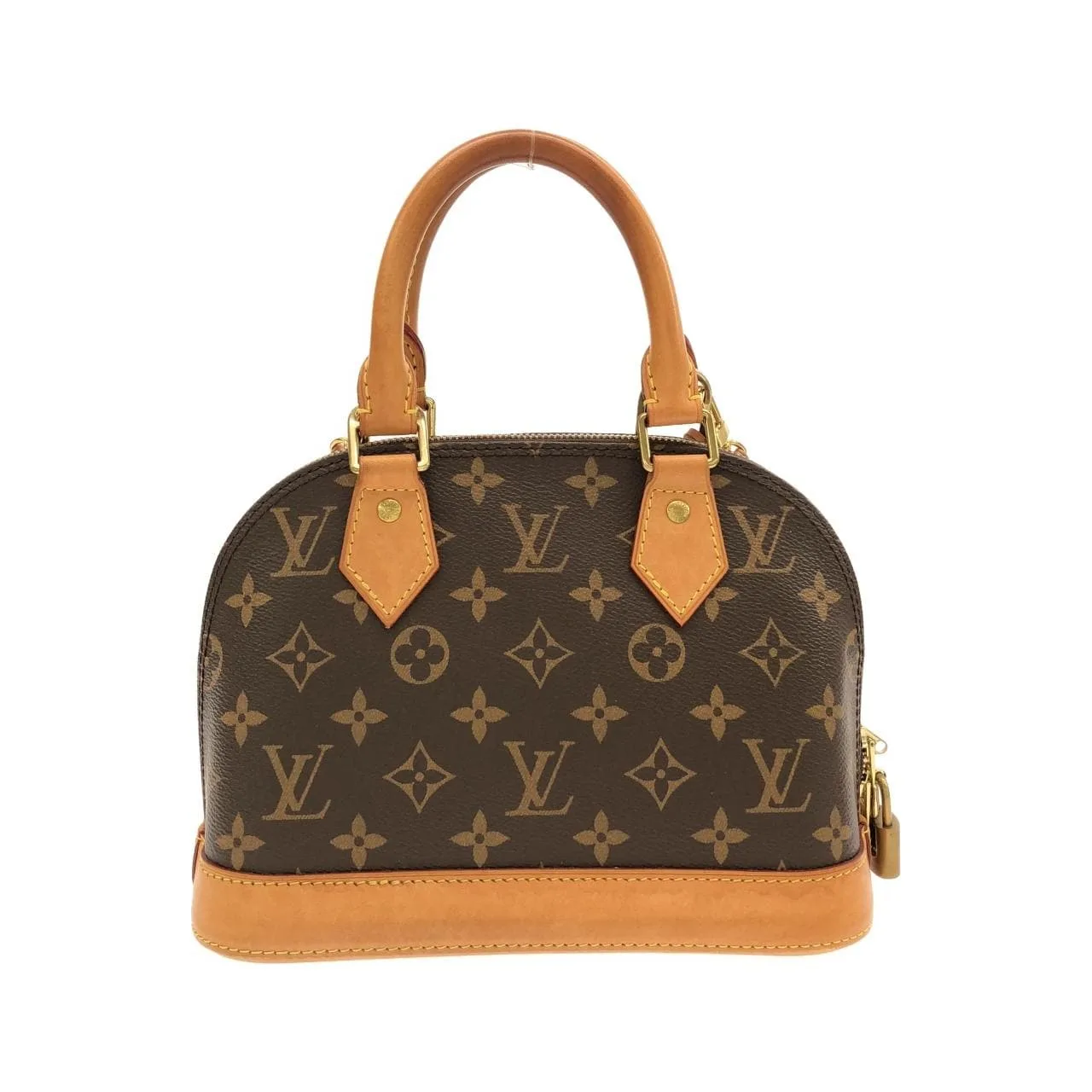 LOUIS VUITTON Alma M53152 Handbag Monogram 黑色 Monogram 中古品B - 縮圖 2