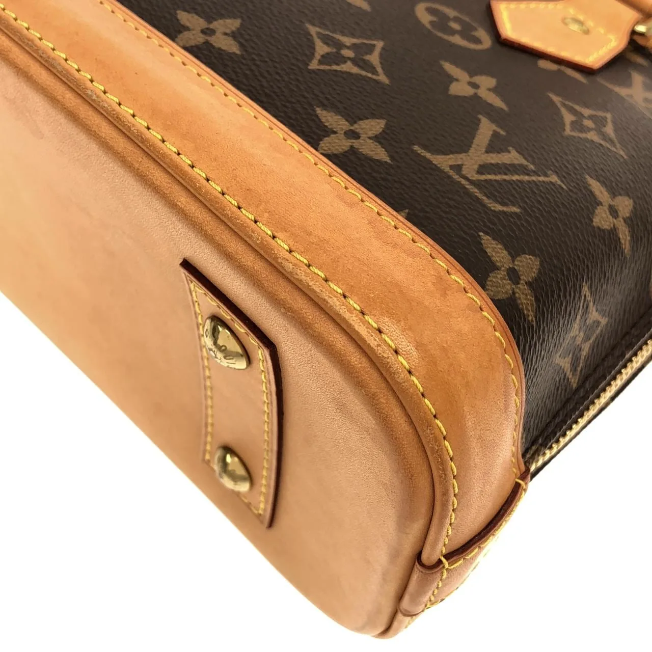 LOUIS VUITTON Alma M53152 Handbag Monogram 黑色 Monogram 中古品B - 縮圖 3