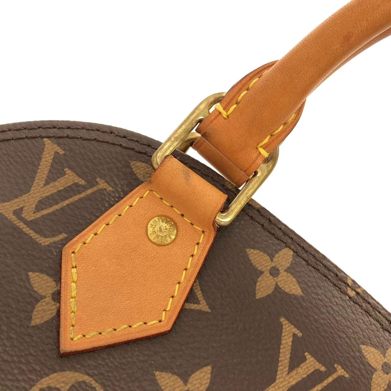 LOUIS VUITTON Alma M53152 Handbag Monogram 黑色 Monogram 中古品B - 縮圖 6