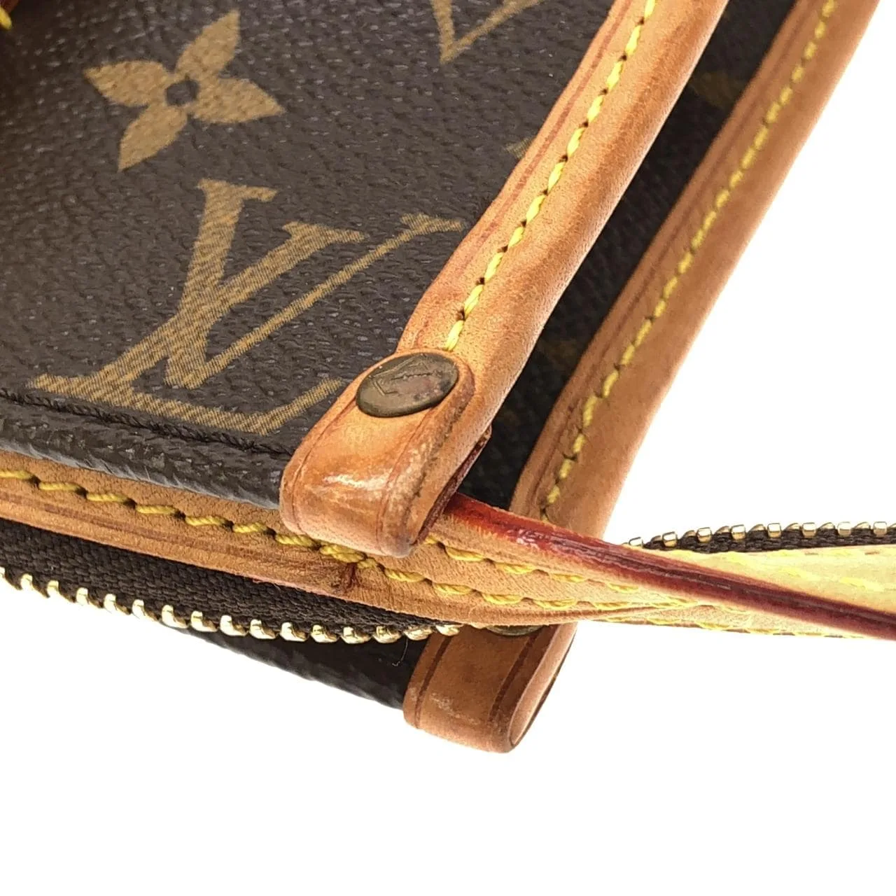 LOUIS VUITTON M40007 Shoulder Monogram 黑色 Monogram 中古品B - 縮圖 3