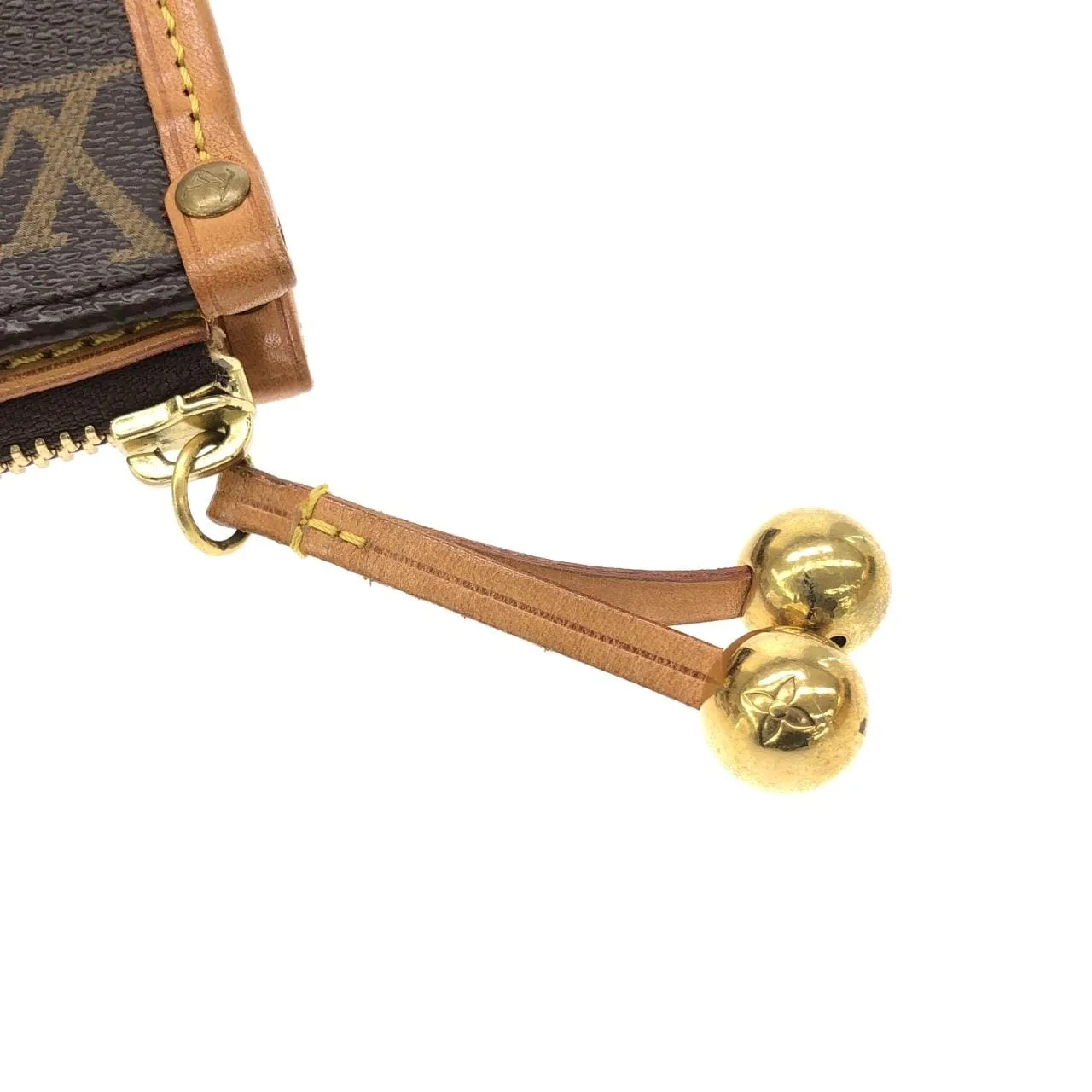 LOUIS VUITTON M40007 Shoulder Monogram 黑色 Monogram 中古品B - 縮圖 4