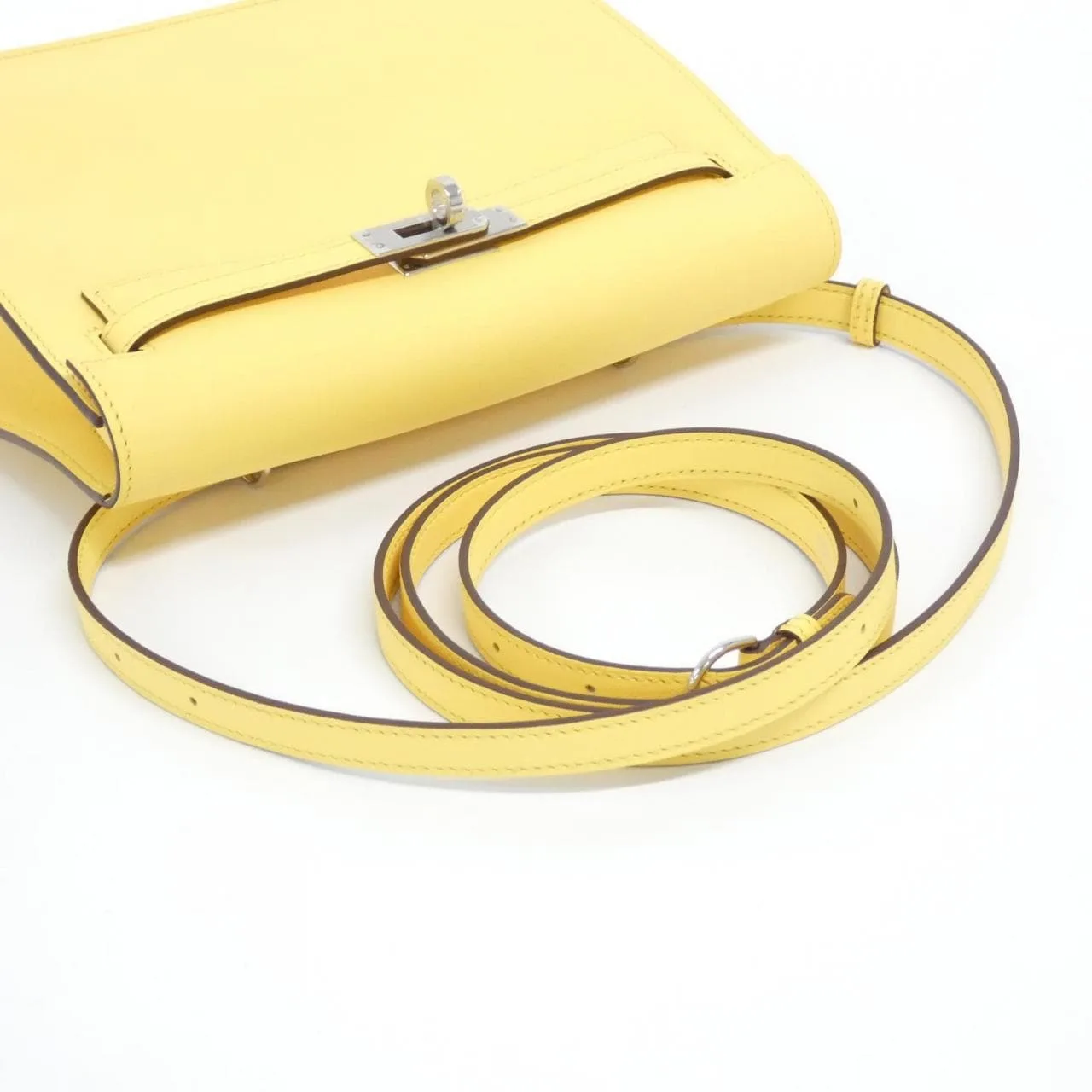 HERMES Kelly 079233CK Shoulder Swift Swift Leather Unused - Thumbnail 4