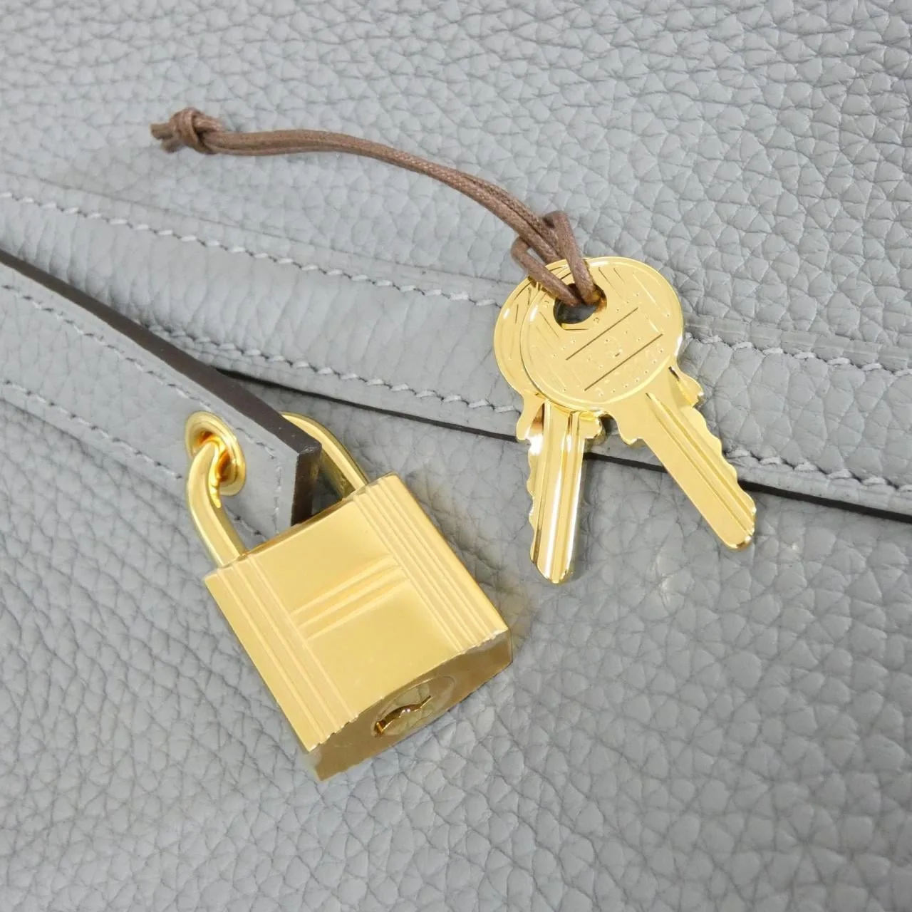 HERMES Picotin 060991CC Handbag Clemence Clemence Leather Unused - Thumbnail 3