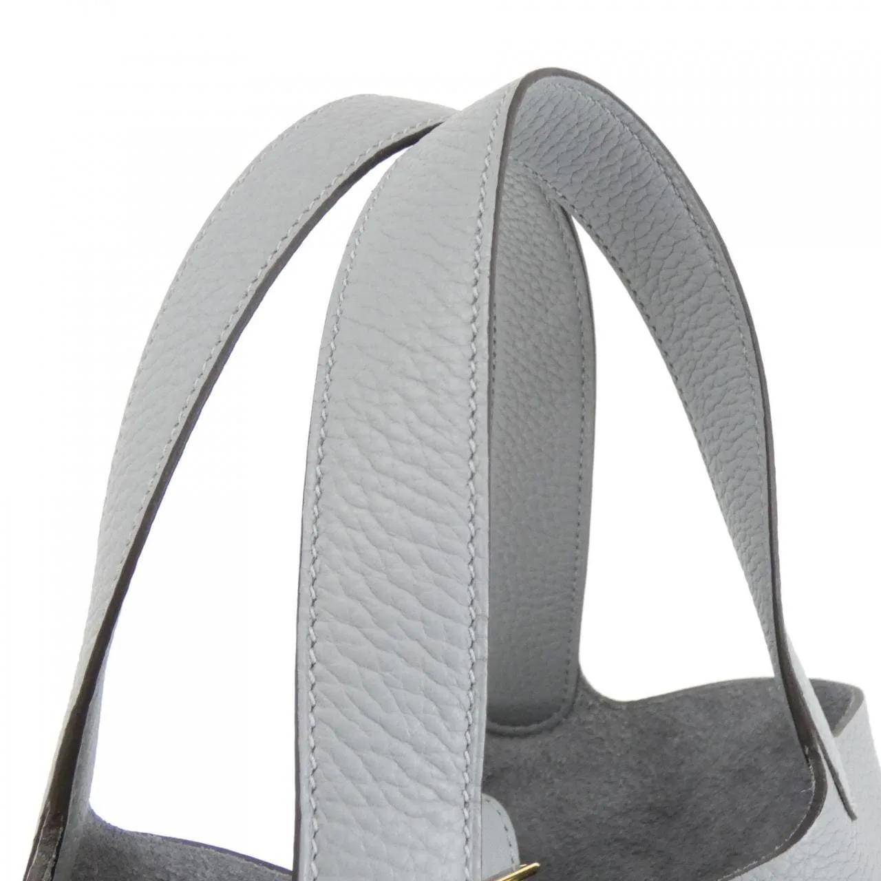 HERMES Picotin 060991CC Handbag Clemence Clemence Leather Unused - Thumbnail 4