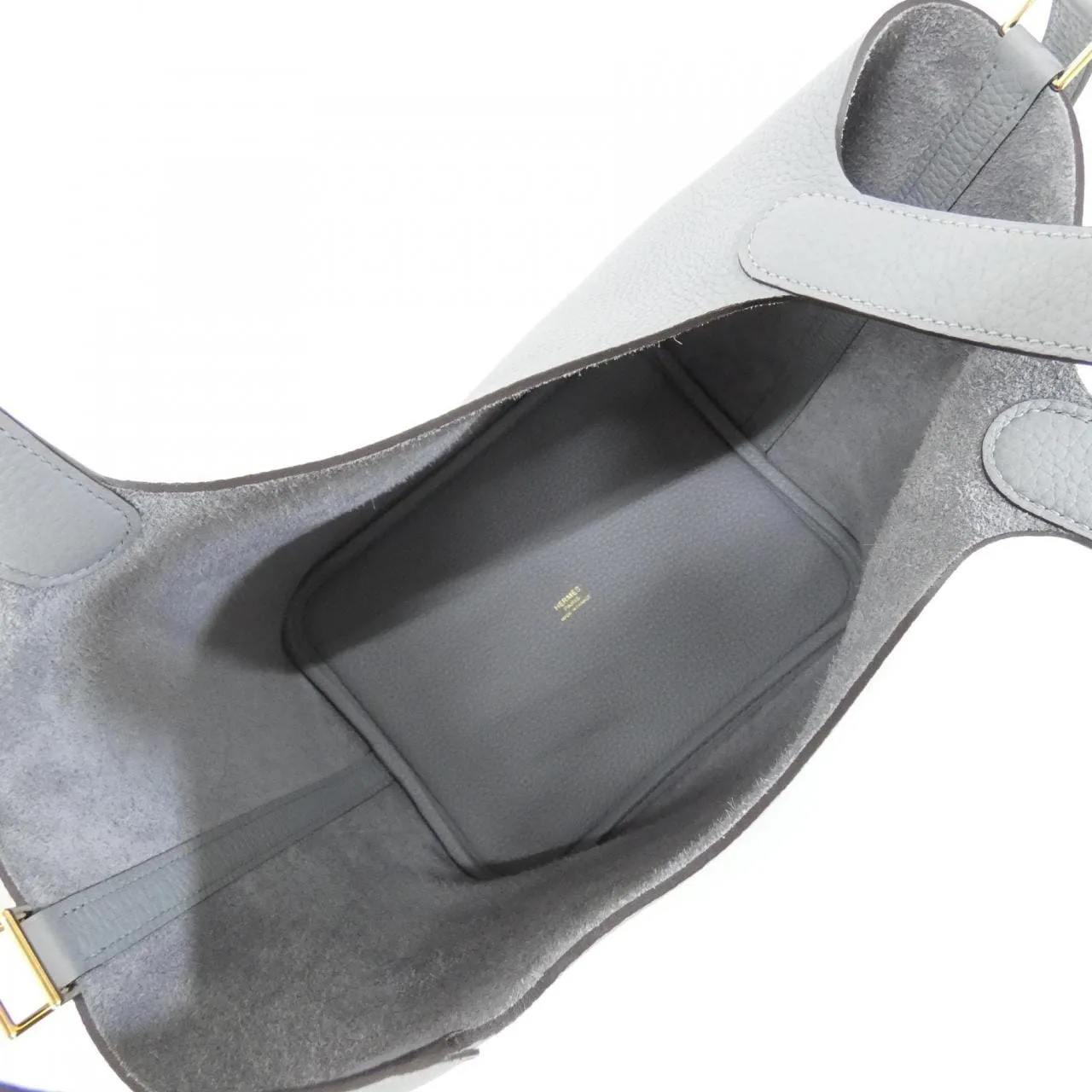 HERMES Picotin 060991CC Handbag Clemence Clemence Leather Unused - Thumbnail 5