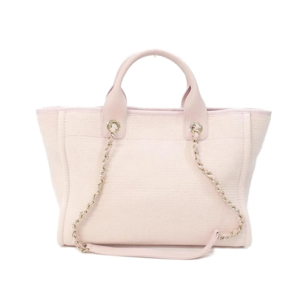 CHANEL Deauville AS3257 Handbag 粉色 中古品A - 縮圖 2