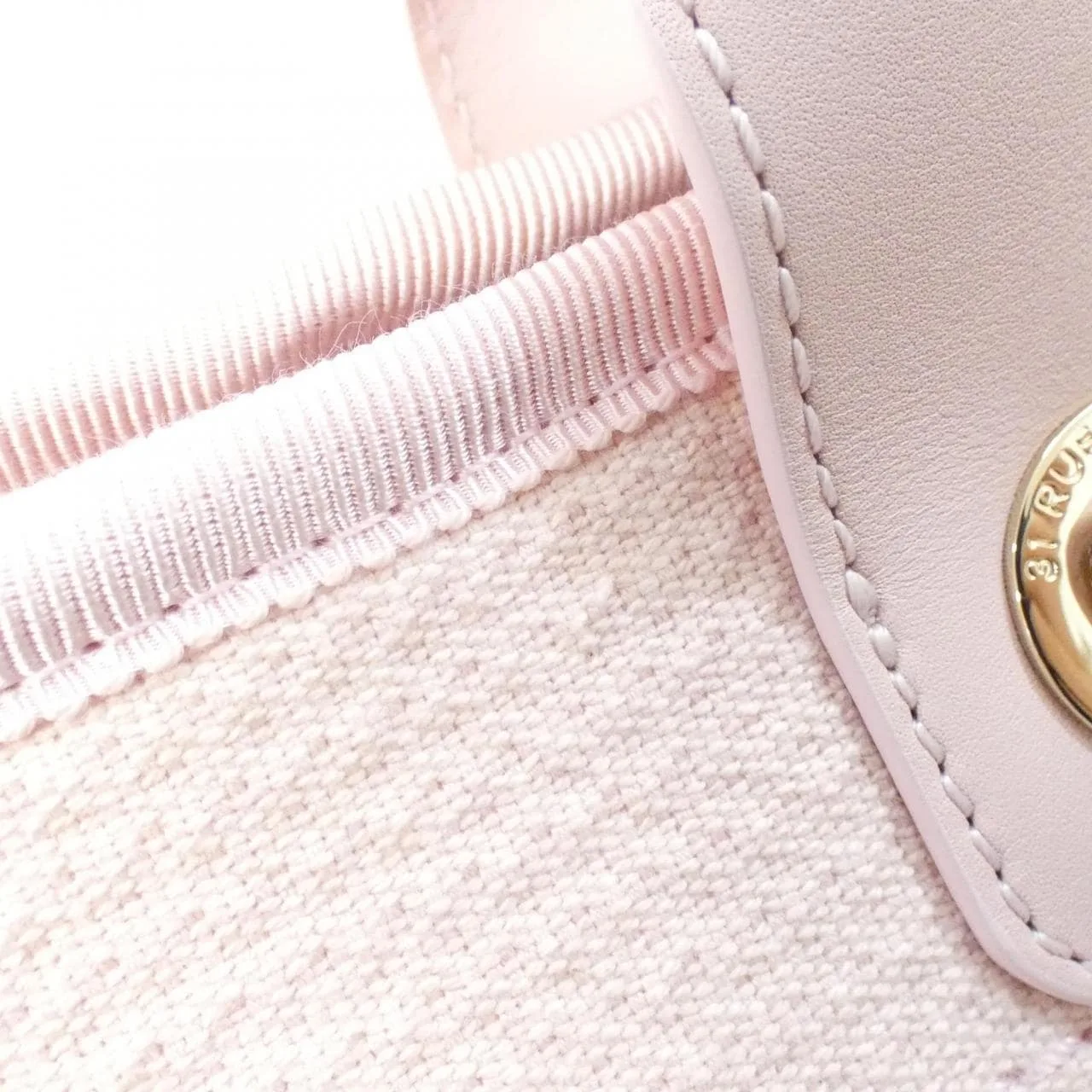 CHANEL Deauville AS3257 Handbag 粉色 中古品A - 縮圖 5