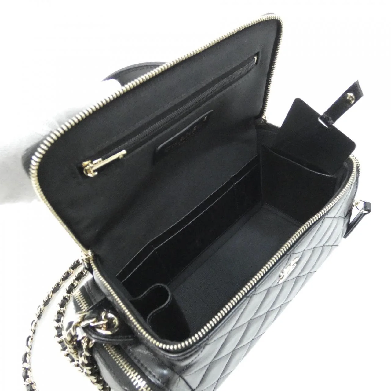 CHANEL AS5222 Handbag Lambskin 黑色 羊皮 中古品A - 縮圖 5