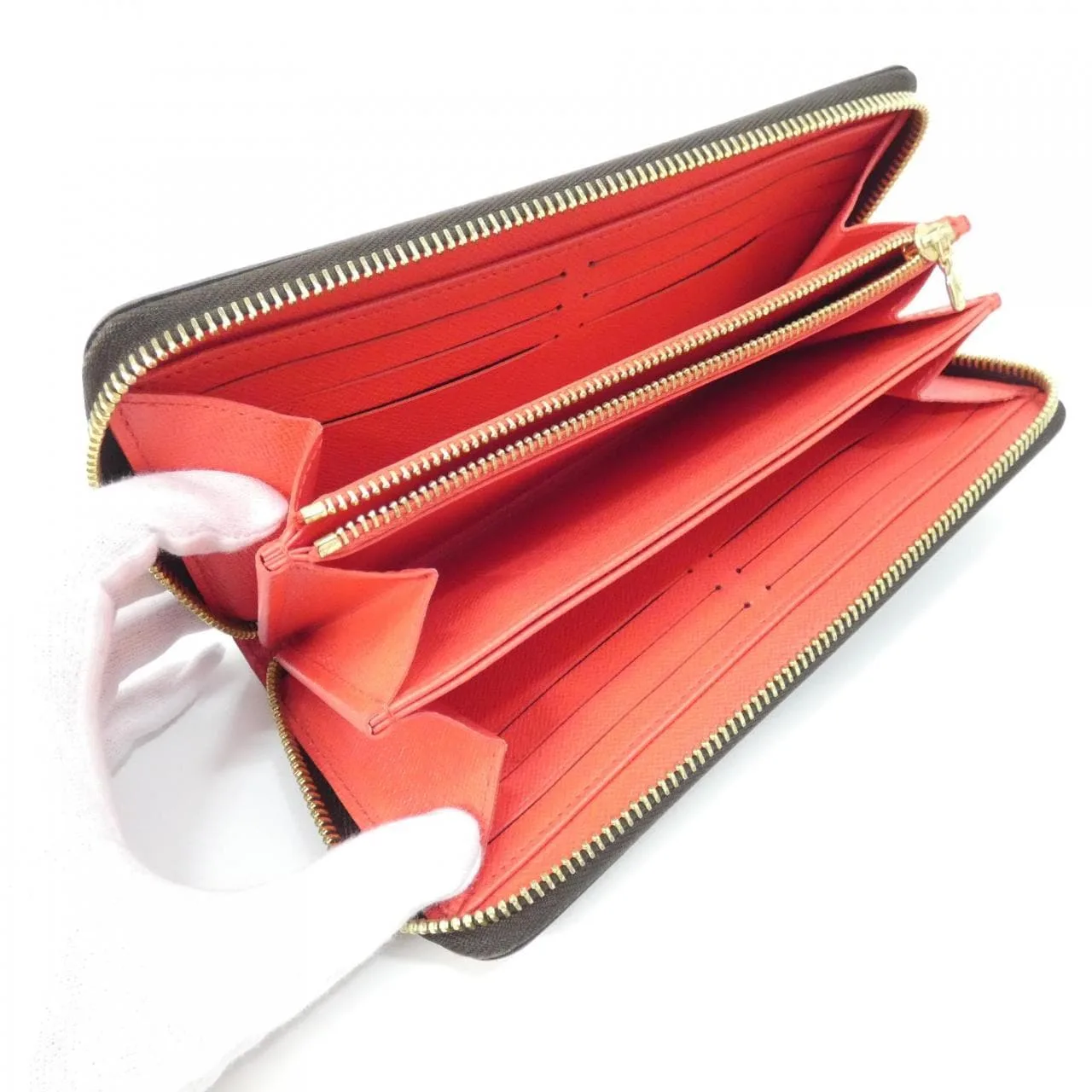 LOUIS VUITTON N41665 Wallet Damier 黑色 Damier 中古品A - 縮圖 9