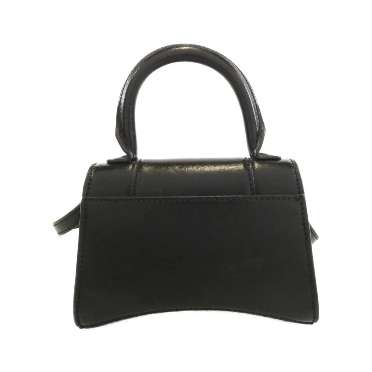 BALENCIAGA Hourglass 637372 Handbag 黑色 中古品B - 縮圖 2