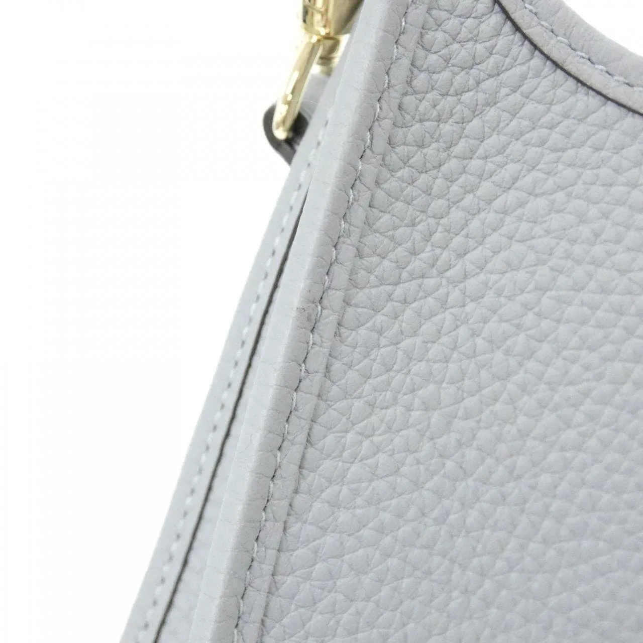 HERMES Evelyne 069426CP Shoulder Clemence Black Clemence Leather Rank A - Thumbnail 4