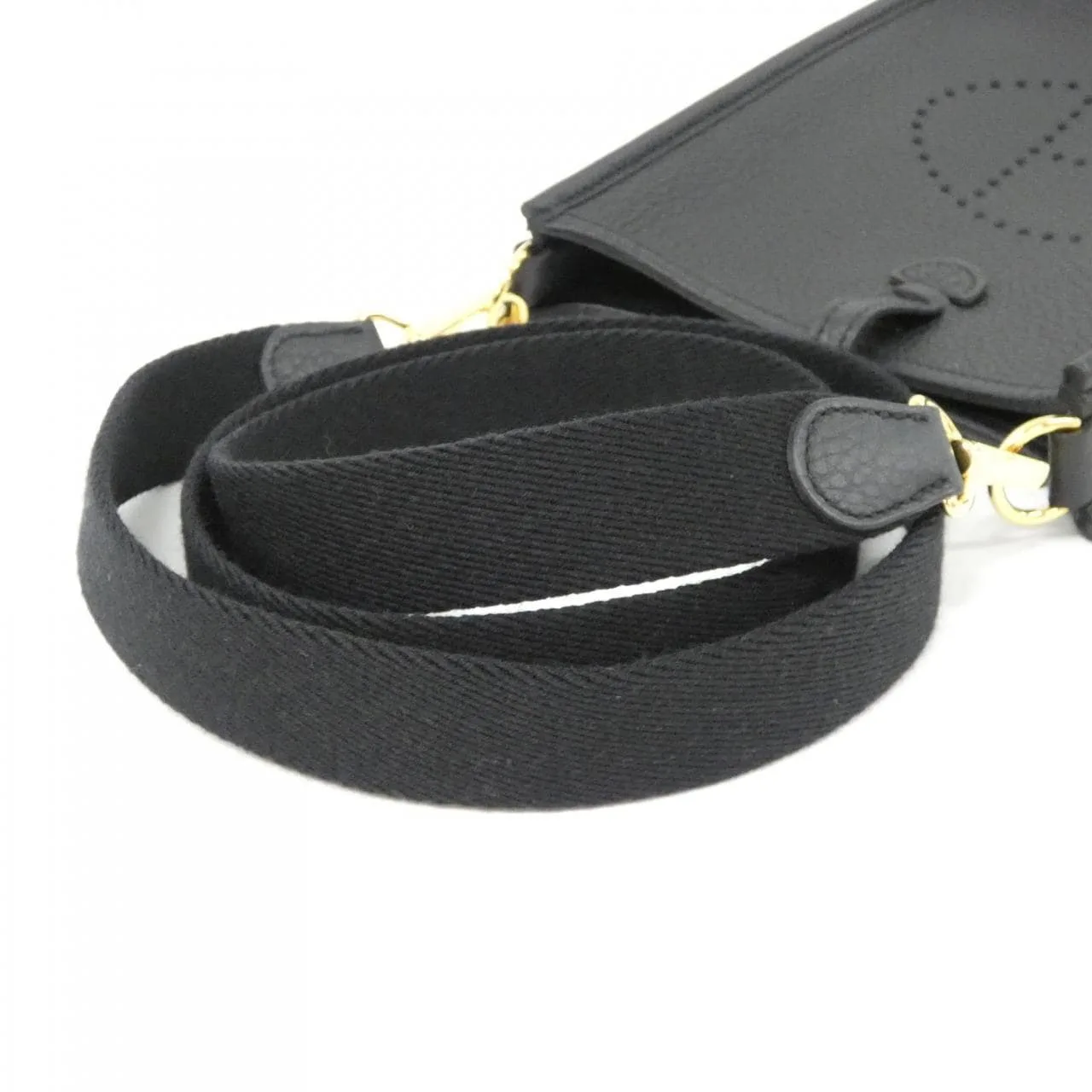 HERMES Evelyne 069426CC Shoulder Clemence 黑色 Clemence 皮 中古品A - 縮圖 5