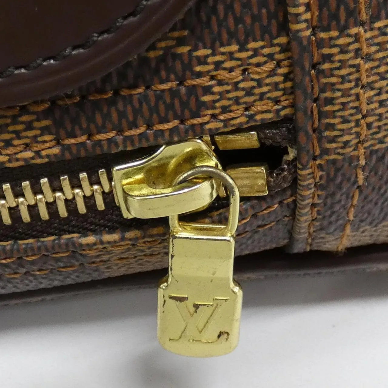 LOUIS VUITTON N45253 Shoulder Damier 黑色 Damier 中古品A - 縮圖 4