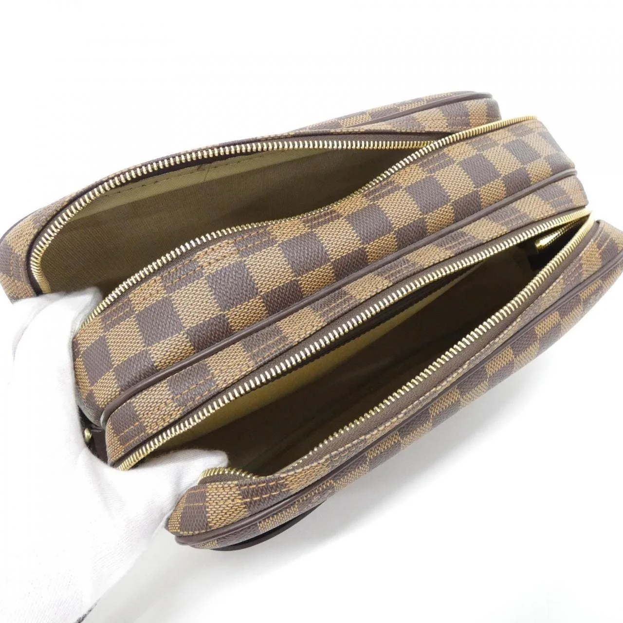 LOUIS VUITTON N45253 Shoulder Damier 黑色 Damier 中古品A - 縮圖 6