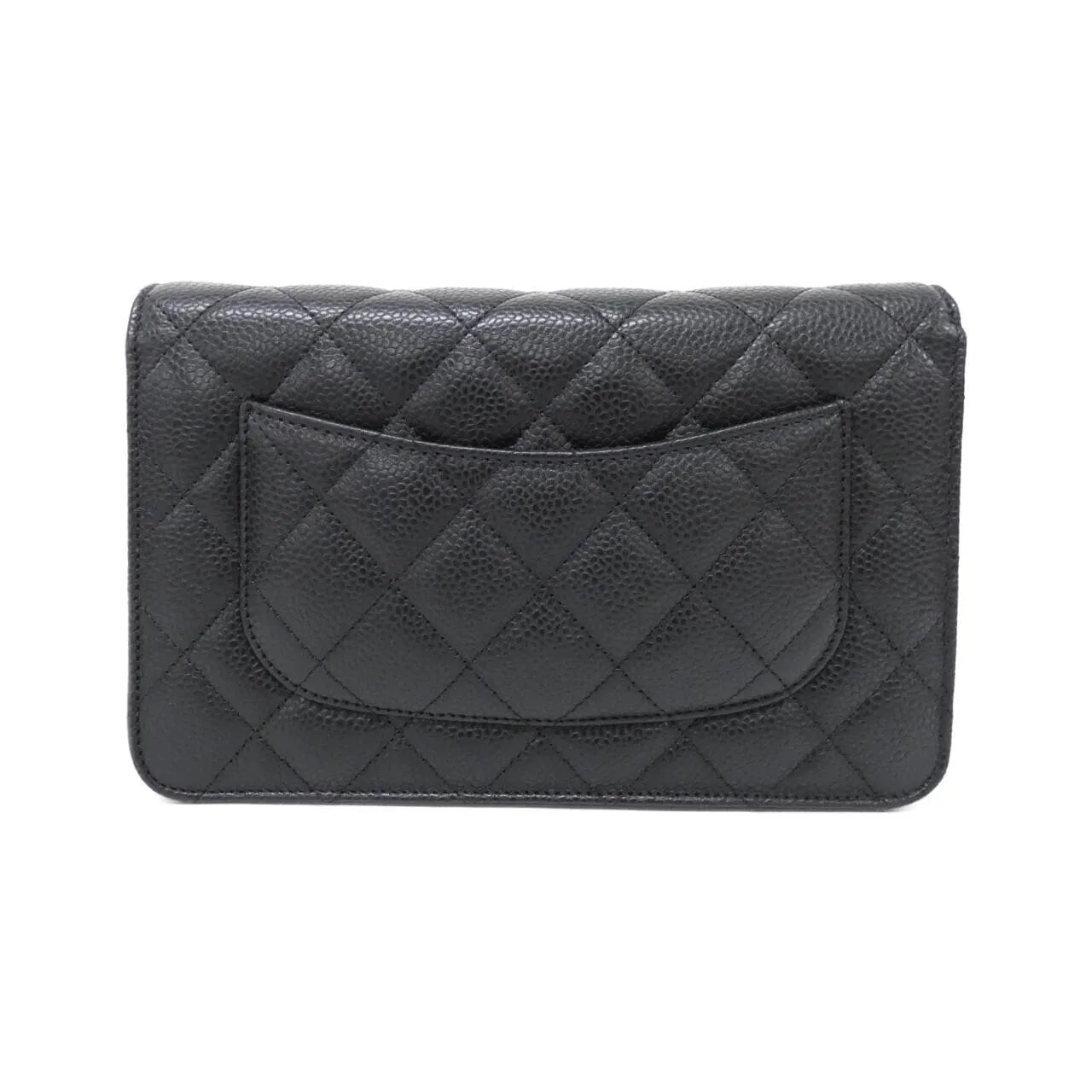 CHANEL Timeless Classic AP0250 Wallet Grained Calfskin 黑色 荔枝紋牛皮 中古品A - 縮圖 2
