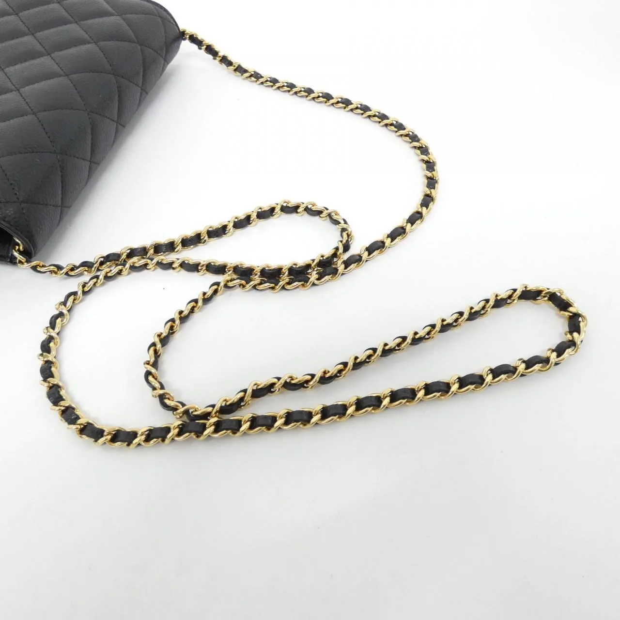 CHANEL Timeless Classic AP0250 Wallet Grained Calfskin 黑色 荔枝紋牛皮 中古品A - 縮圖 5