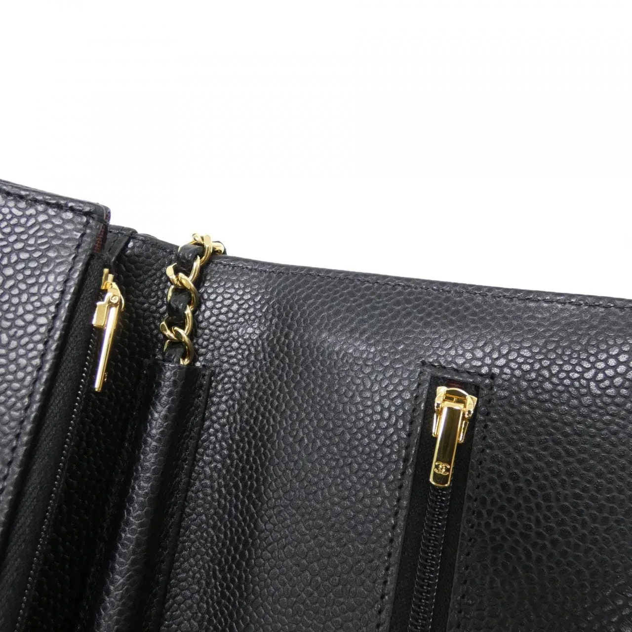 CHANEL Timeless Classic AP0250 Wallet Grained Calfskin 黑色 荔枝紋牛皮 中古品A - 縮圖 7