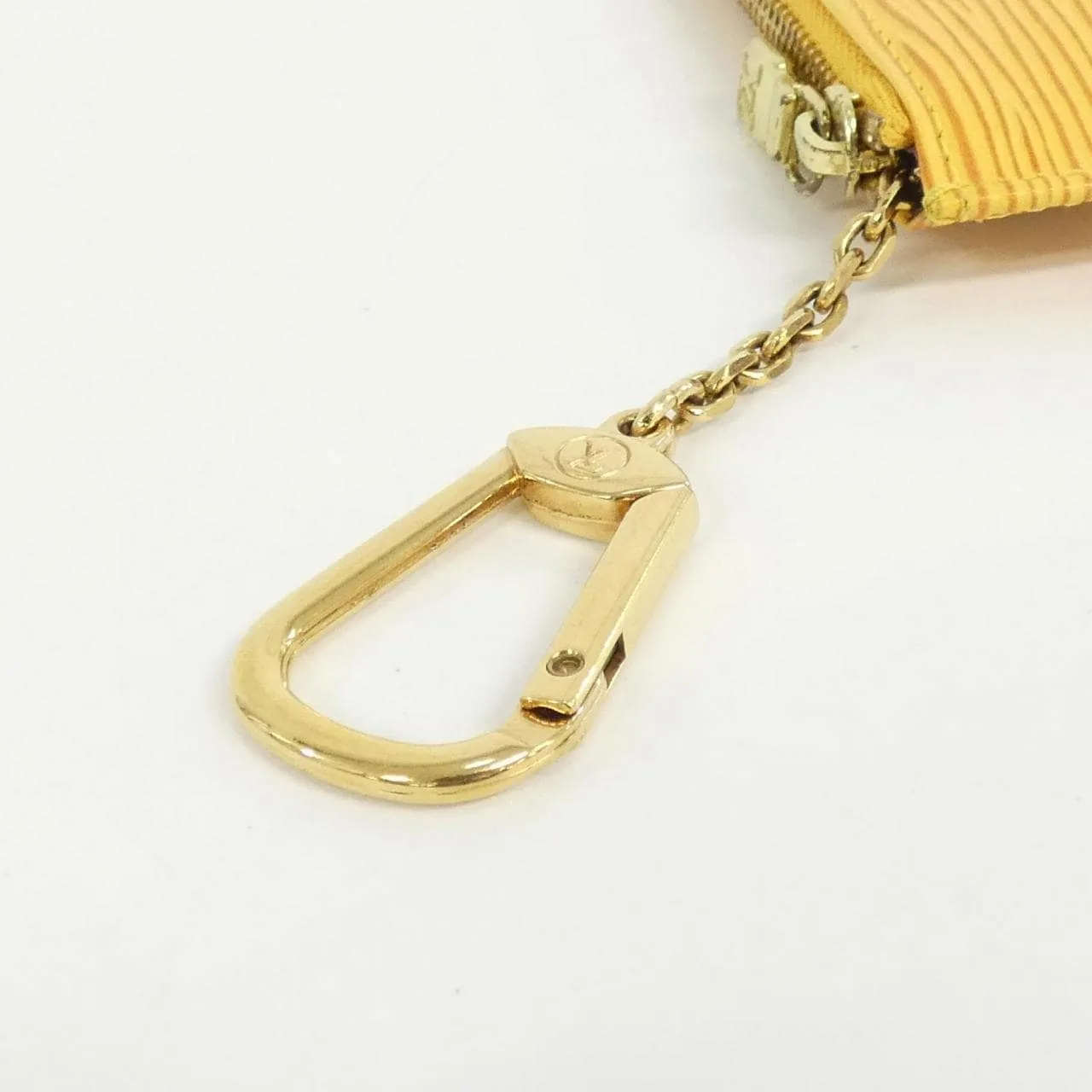 LOUIS VUITTON Pochette M63809 Coin Case Epi 黃色 Epi 中古品A - 縮圖 6