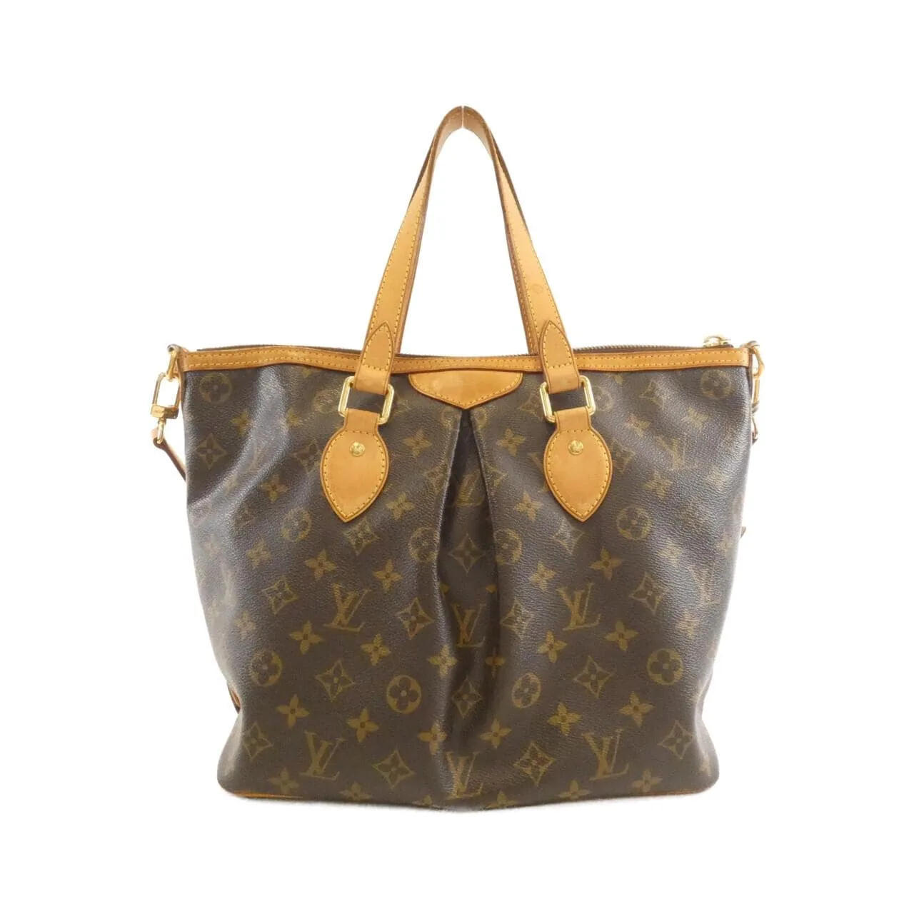 LOUIS VUITTON M40145 Handbag Monogram 黑色 Monogram 中古品B - 縮圖 2