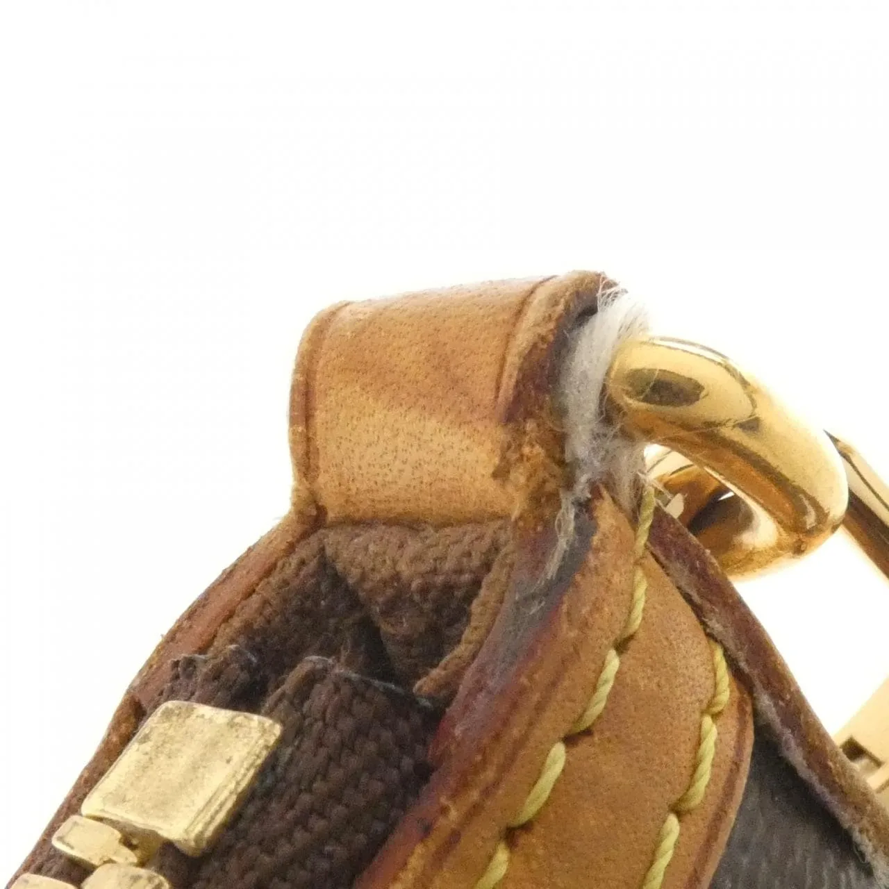 LOUIS VUITTON M40145 Handbag Monogram 黑色 Monogram 中古品B - 縮圖 5