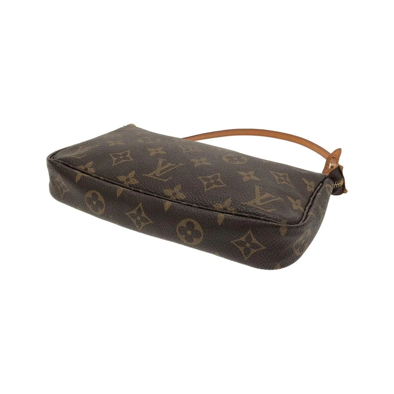 LOUIS VUITTON Pochette M51980 Pochette Monogram 黑色 Monogram 中古品A - 縮圖 2